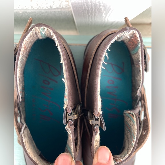 Blowfish Strappy Ankle Boots - Picture 4 of 8